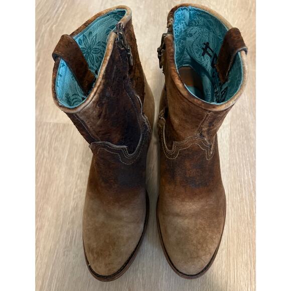 Corral Women’s Chocolate Ankle Boots Size 6.5 Medium C 1064 - Picture 2 of 11